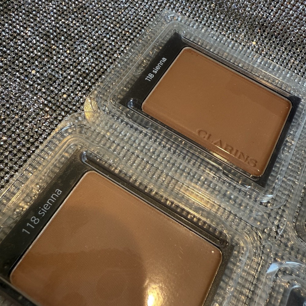 Clarins Compact Powder Refill – LOT OF 4 Shade 118 Sienna | Tester - Picture 4 of 5